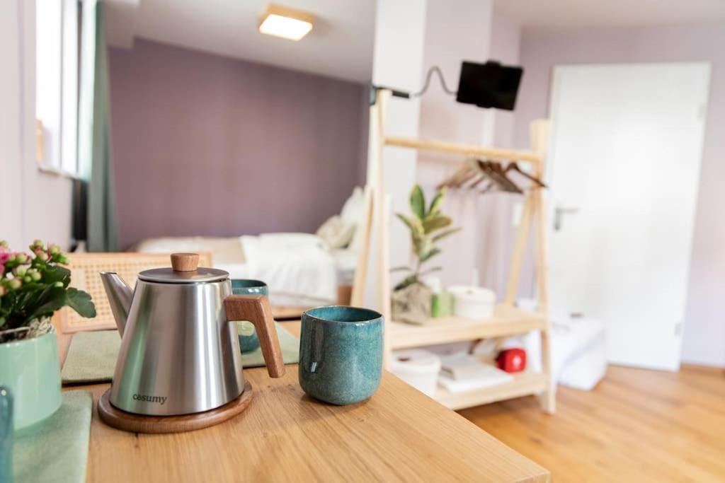 Altstadt Apartment Am Dom Wetzlar, 1 Zi, Kueche, Bad Mit Parkplatz Am Grundstueck 외부 사진